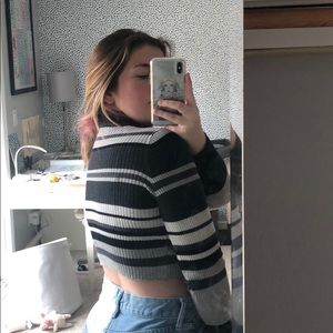 BRANDY STRIPED LONG SLEEVE